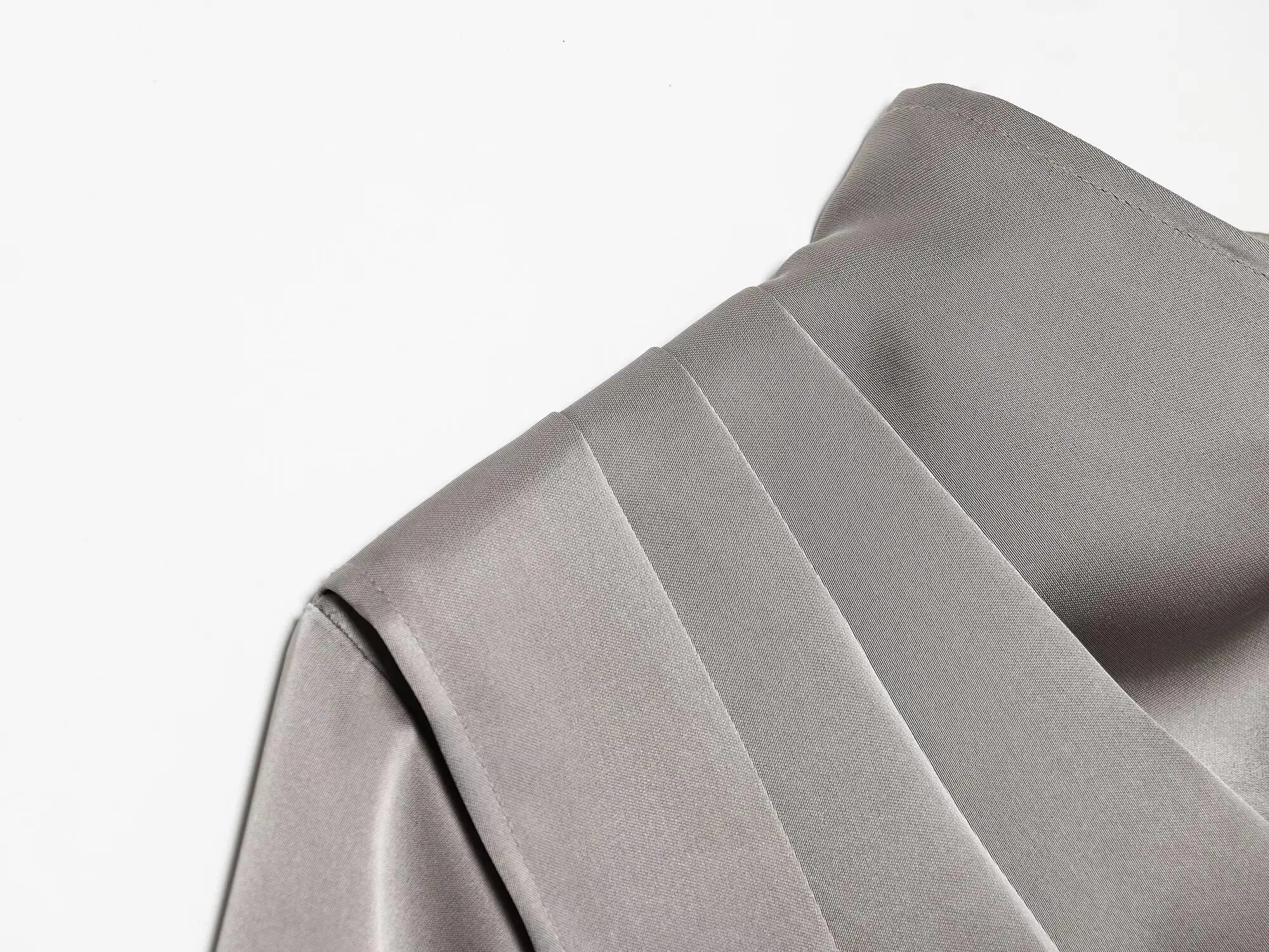 YENKYE New 2026 Women Shawl Design Satin Blouse Long Sleeve Spring High Street Elegant Tops