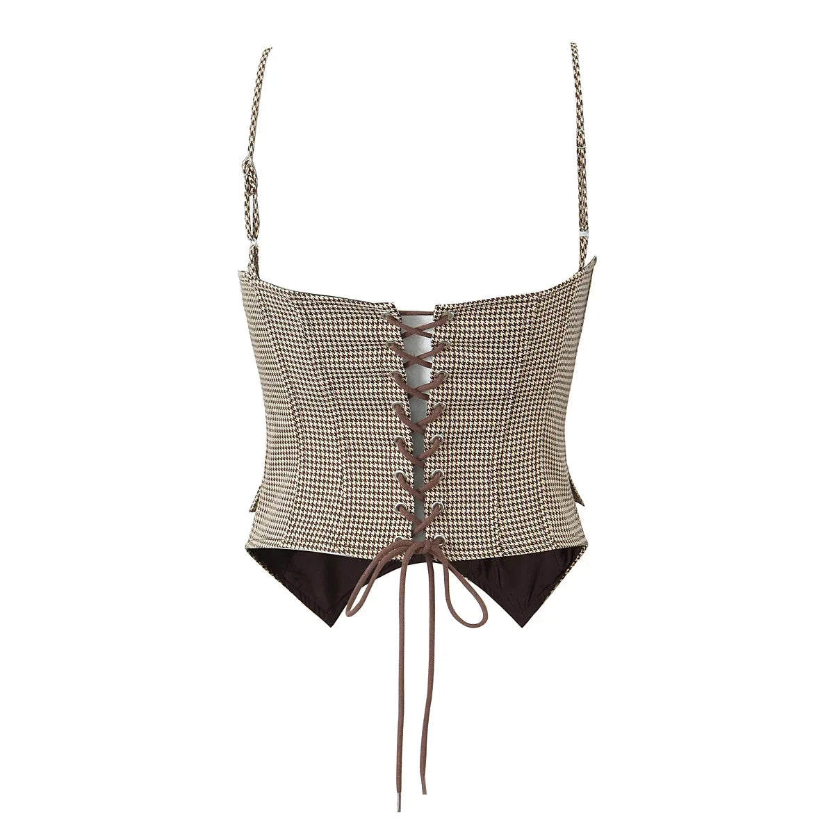 MELANIE PLAID CORSET