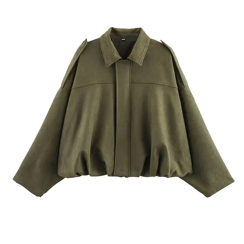 LILO SUEDE BOMBER JACKET