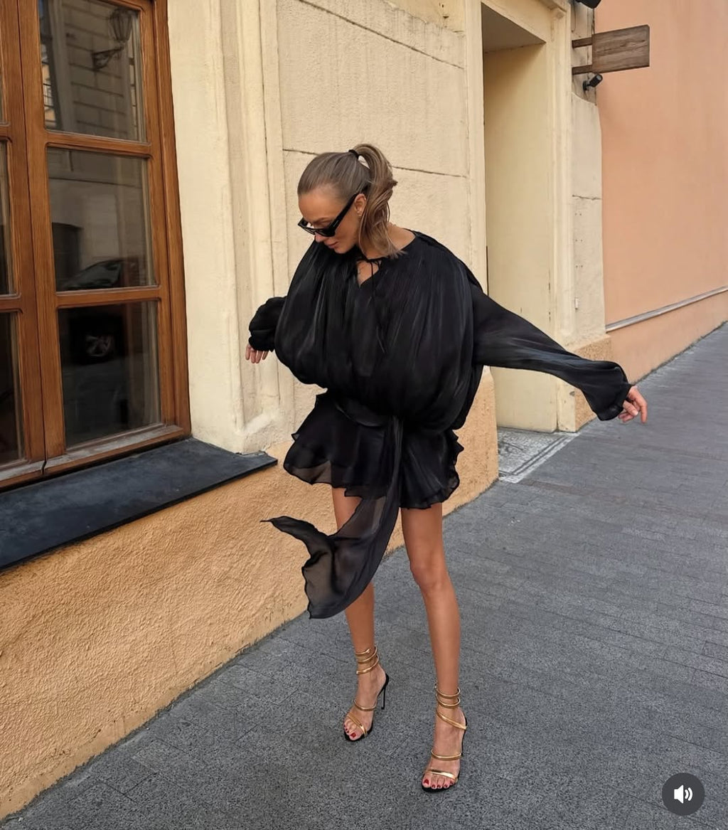 MIA RUFFLE MINI DRESS