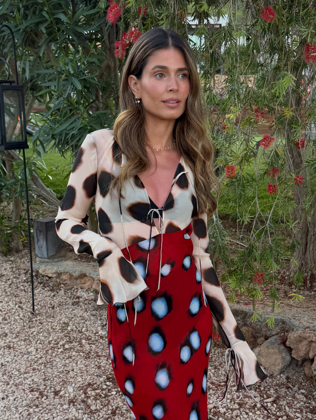 TIFFANY ANIMAL PRINT MAXI DRESS