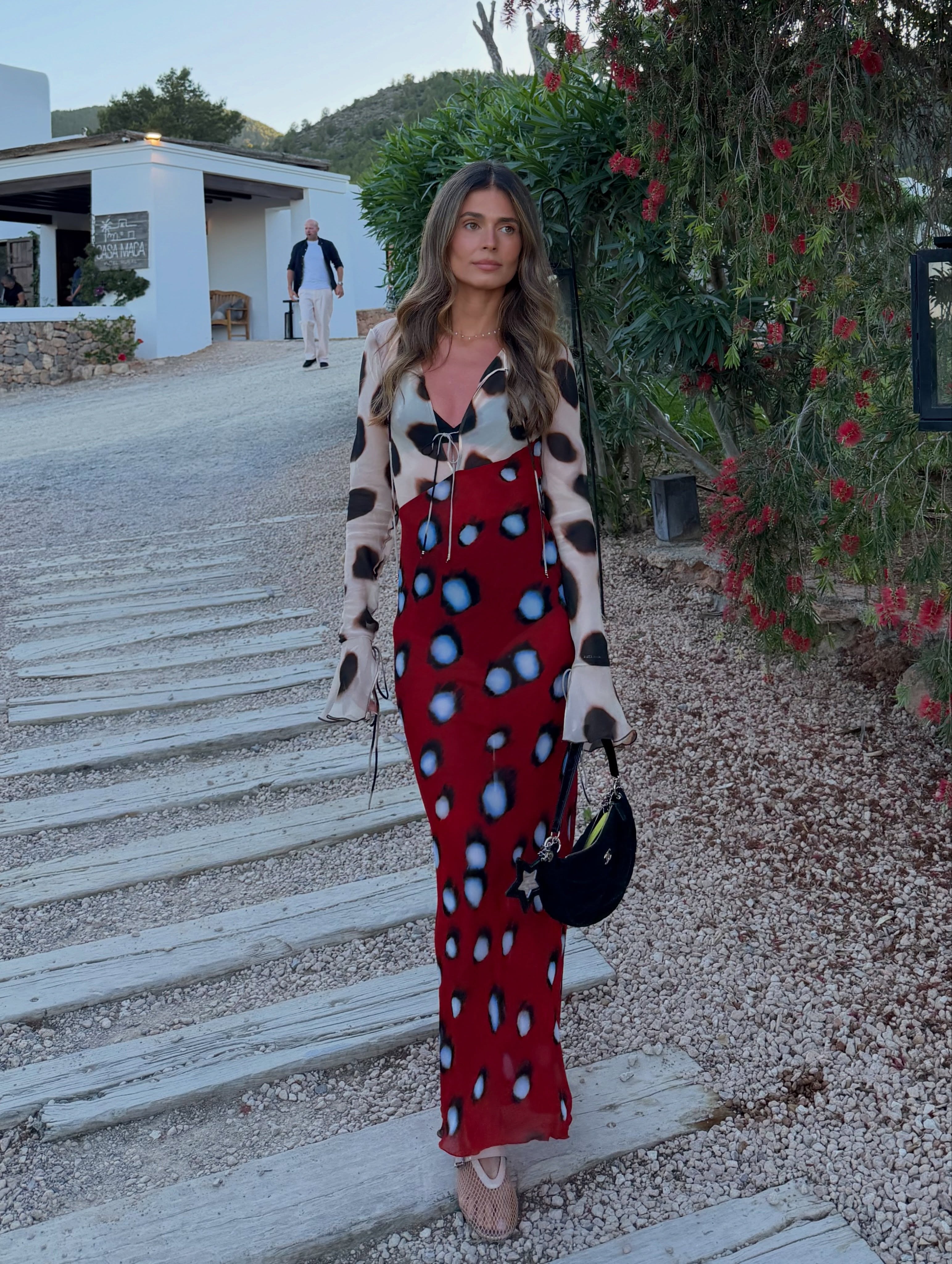 TIFFANY ANIMAL PRINT MAXI DRESS