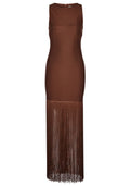 AYRA FRINGE MAXI DRESS