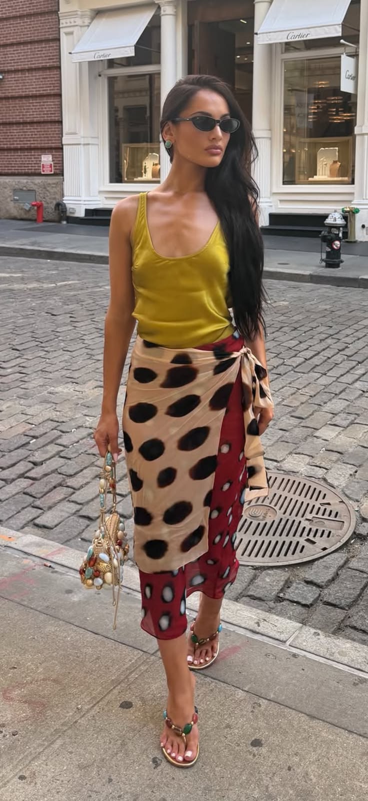 RHEYA ANIMAL PRINT SKIRT