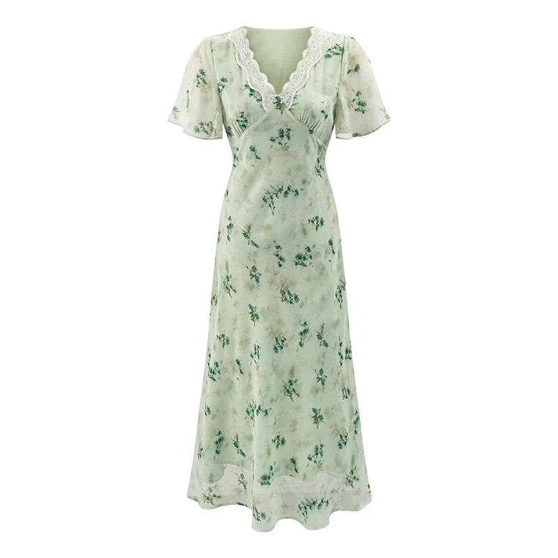 ARABELA FLORAL MIDI DRESS
