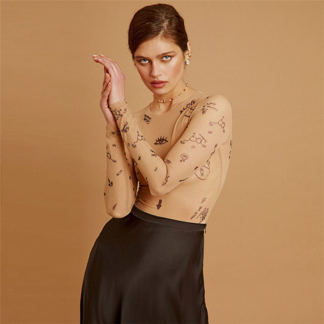 TAO PRINT BODYSUIT