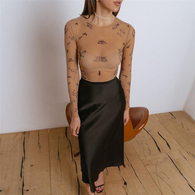 TAO PRINT BODYSUIT