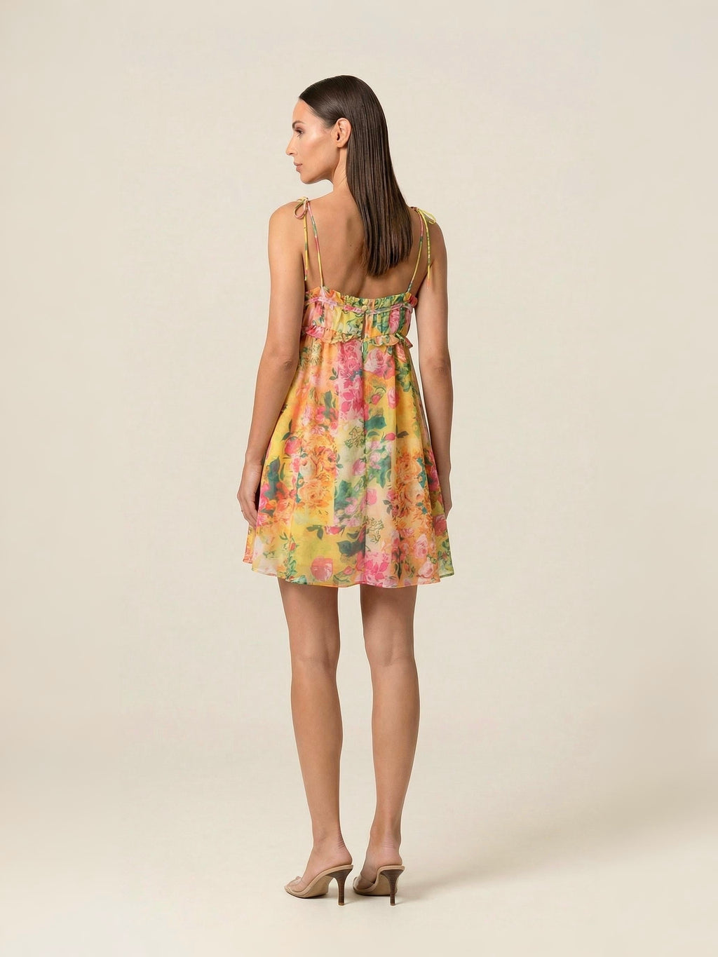 SARA FLORAL MINI DRESS
