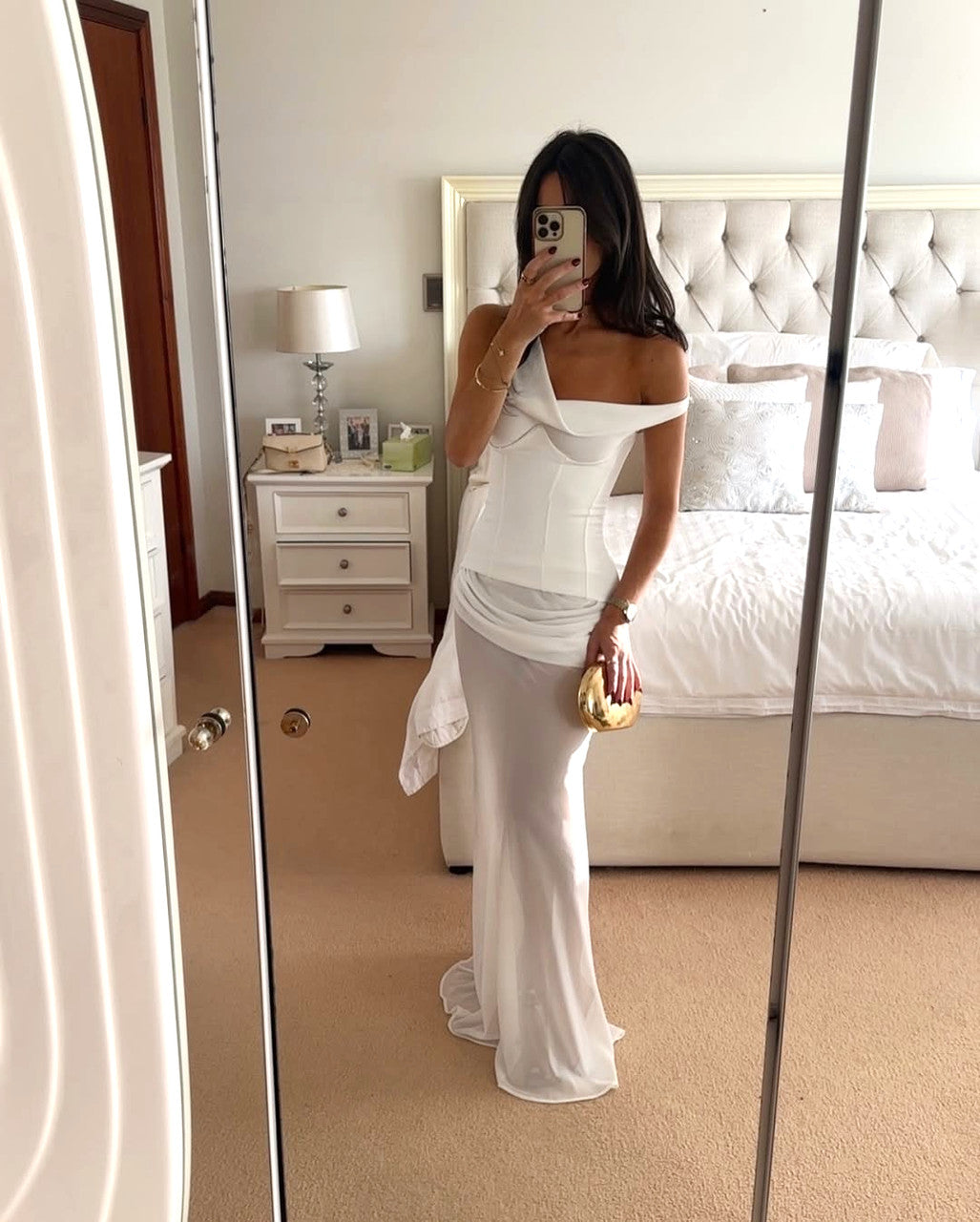 AMAYA DRAPED MAXI DRESS