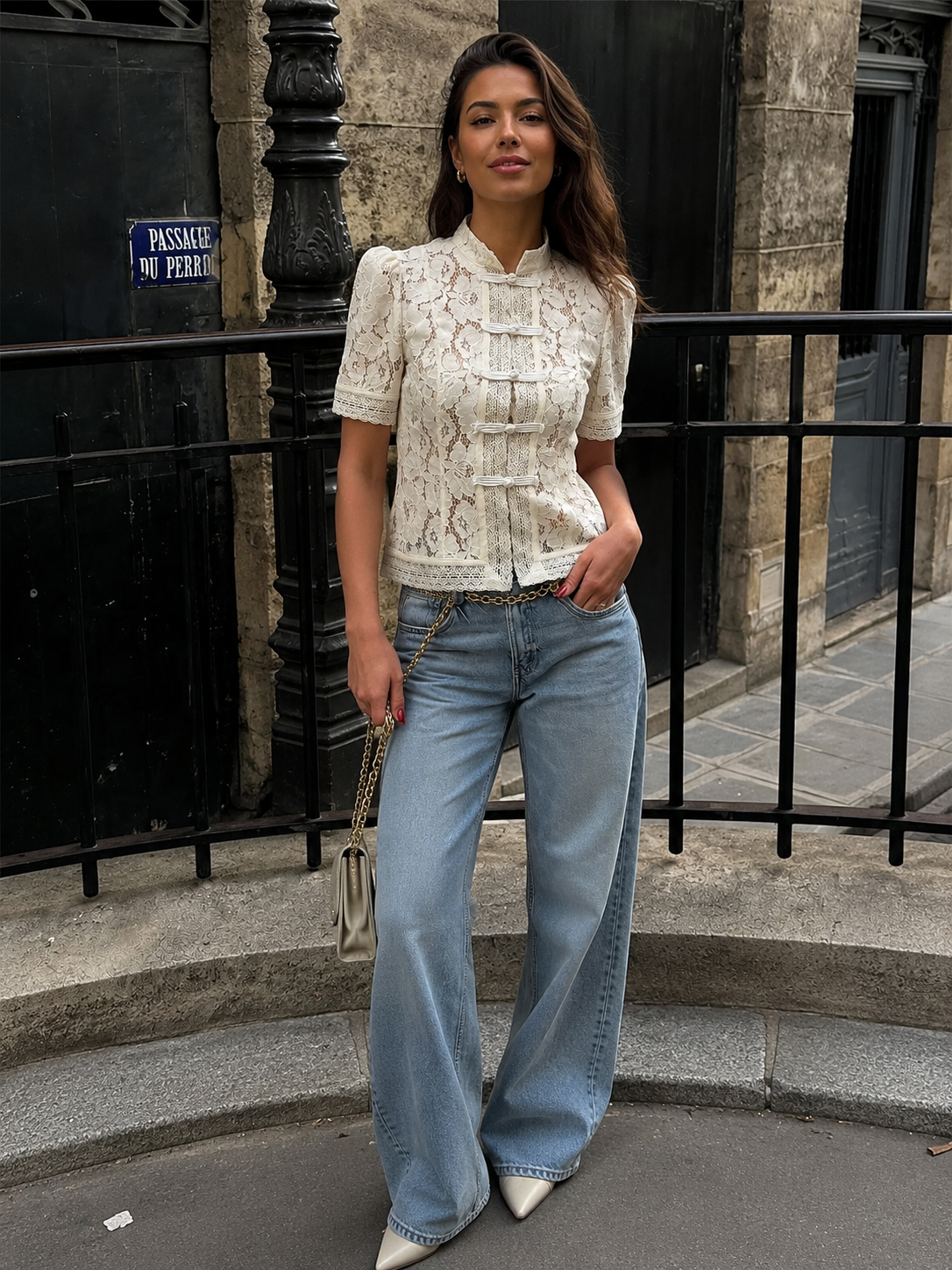 IMERA LACE BLOUSE