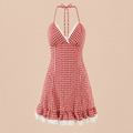 ARI PLAID MINI DRESS