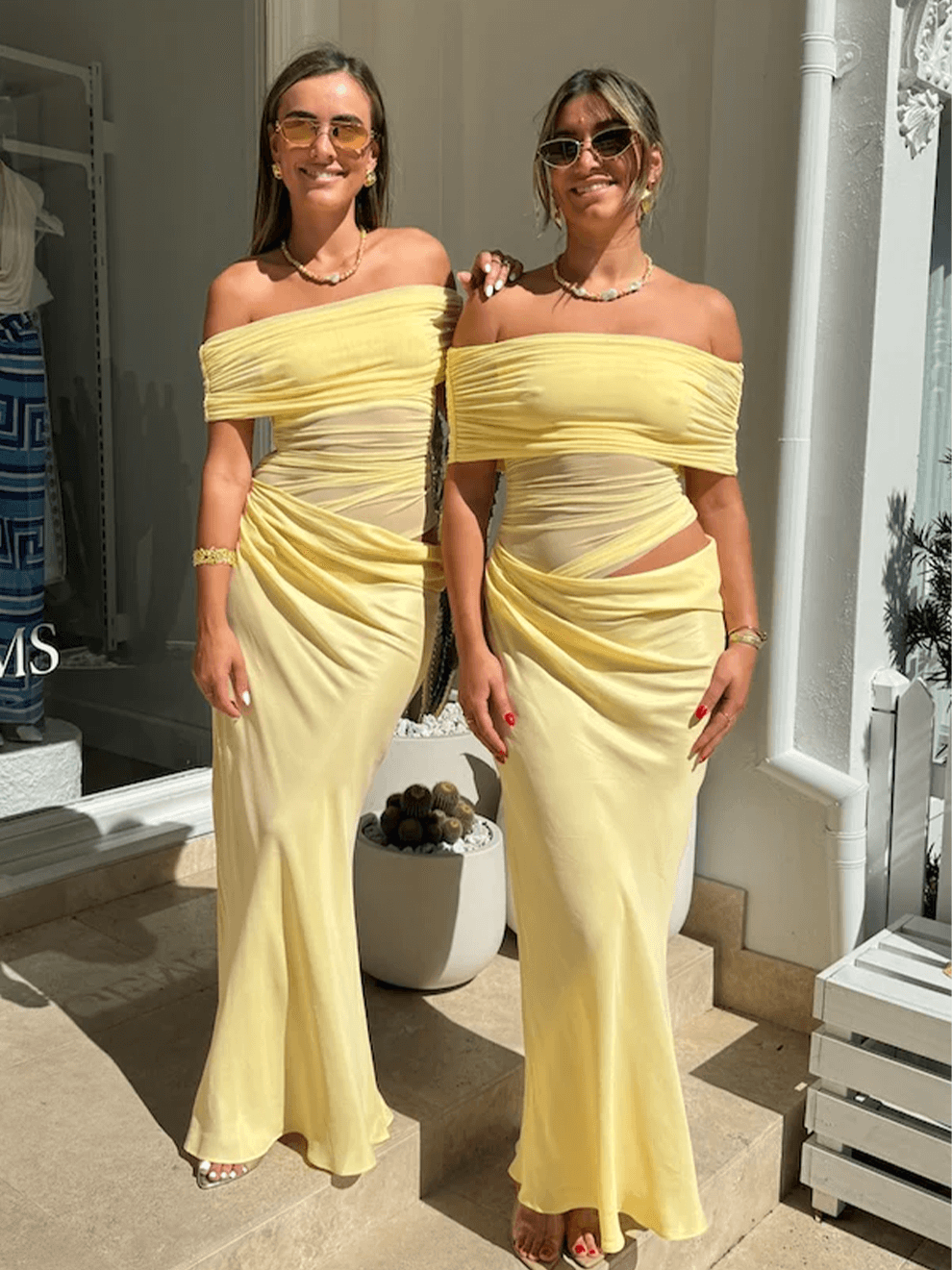 CASSIDY OFF SHOULDER DRESS
