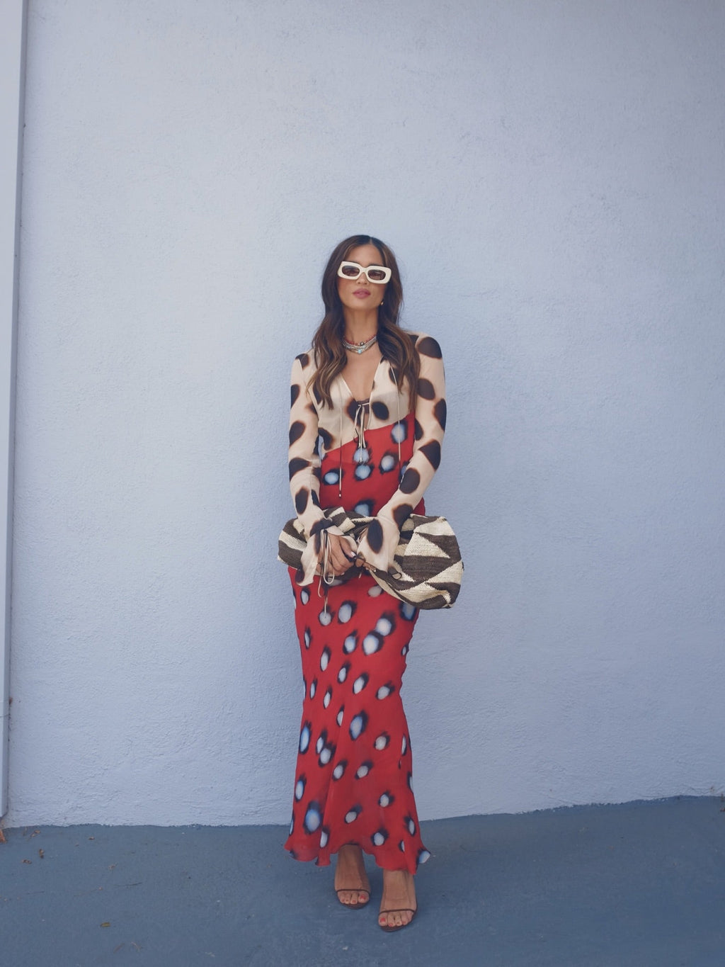 TIFFANY ANIMAL PRINT MAXI DRESS