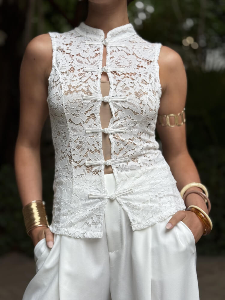 PENELOPE LACE VEST