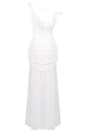 AMAYA DRAPED MAXI DRESS